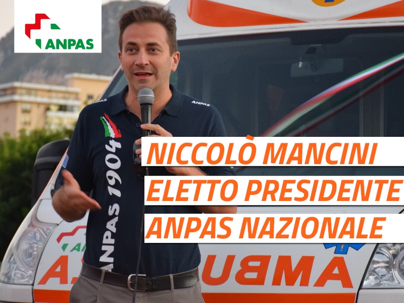 Niccolò Mancini è il nuovo presidente Anpas